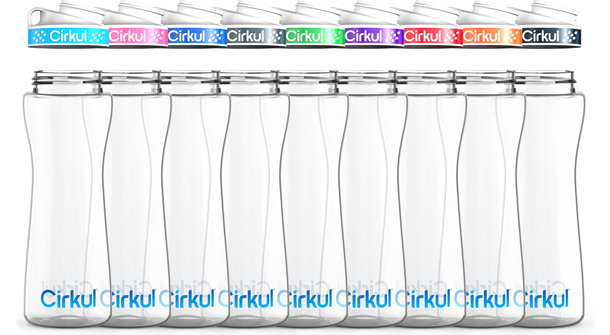 Custom 22oz. Plastic Bottle & Comfort Grip Lid - Image 2